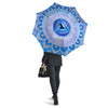 Mandala Vishuddha Chakra Print Umbrella-grizzshop