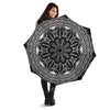 Mandala White And Black Print Umbrella-grizzshop