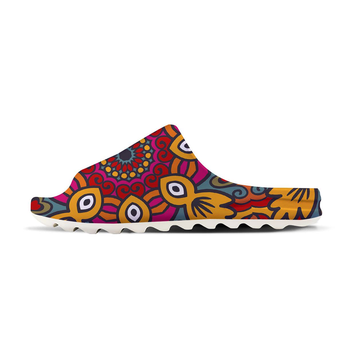 Mandala Bohemian Native Print Pattern Sandals-grizzshop