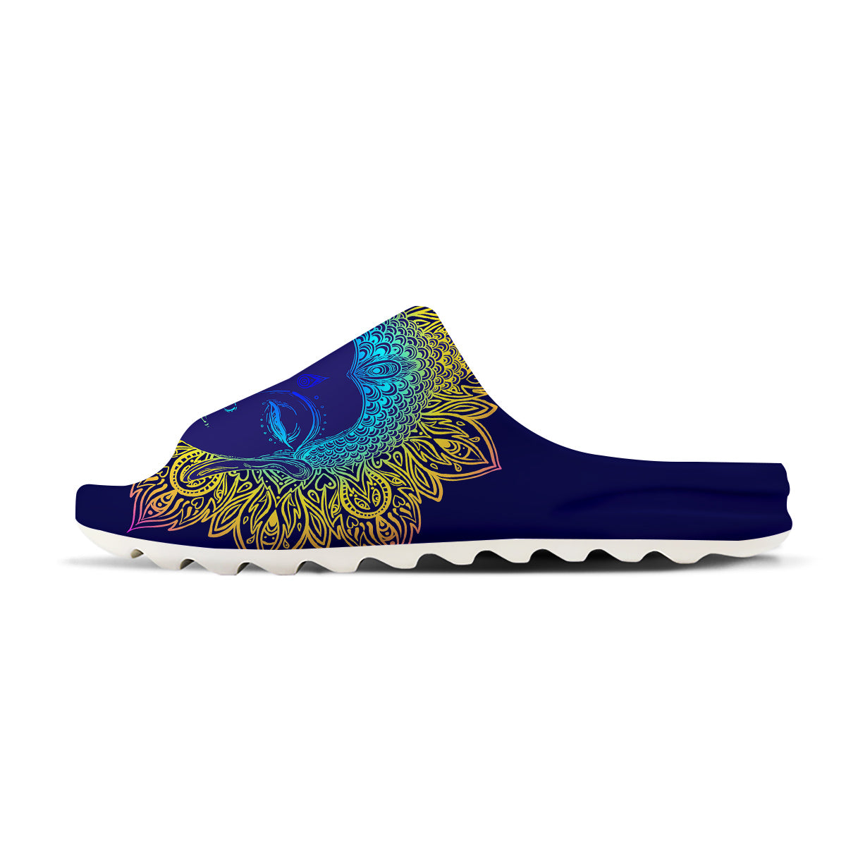 Mandala Buddha Colorful Print Sandals-grizzshop