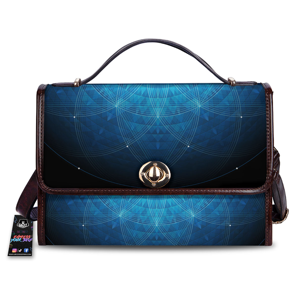 Mandala Light Print Women's Satchel Bag
