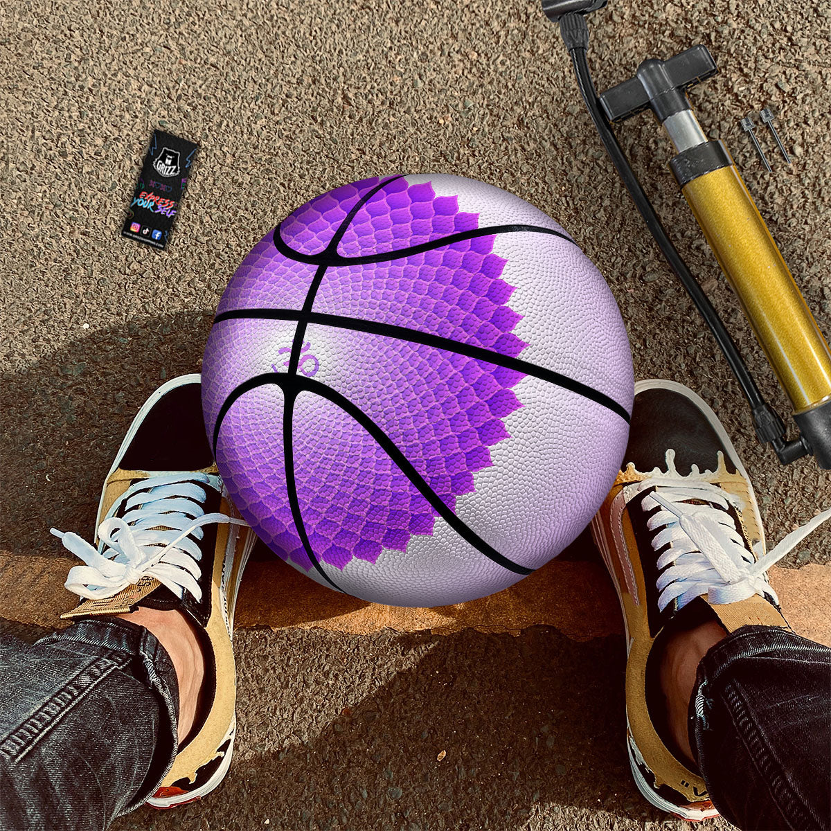 Mask Welding Print Pattern Basketball