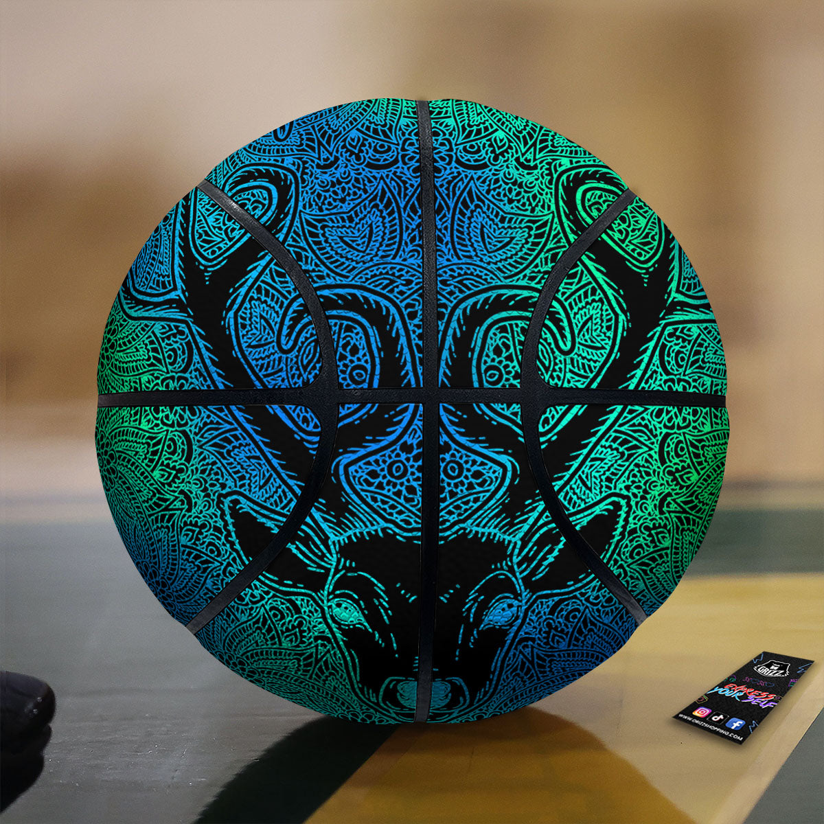 Meadow Sunrise Print Basketball