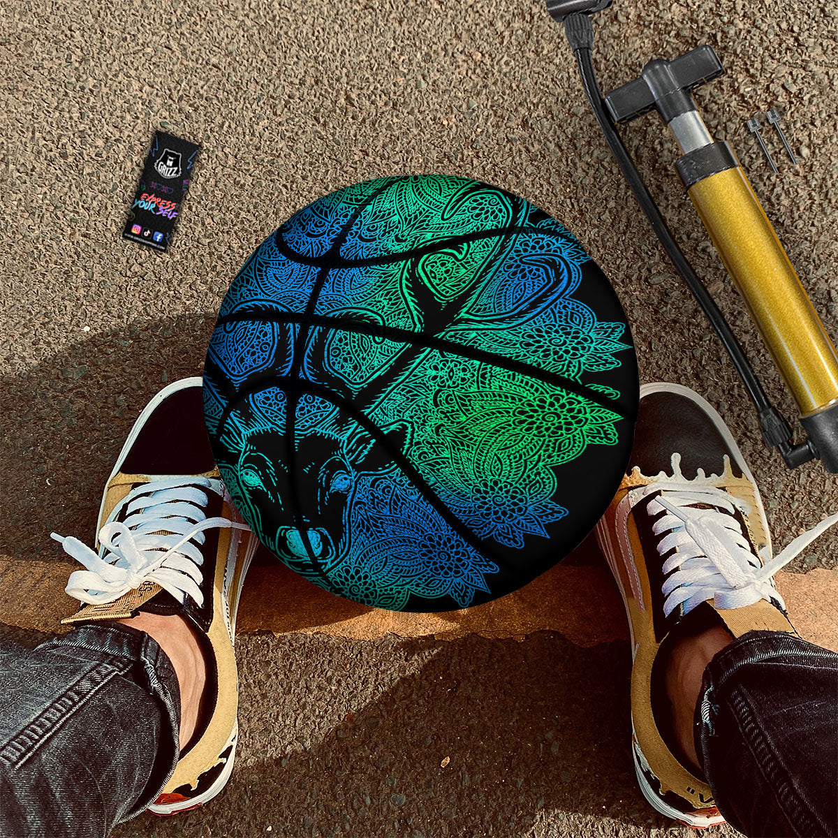 Meadow Sunrise Print Basketball