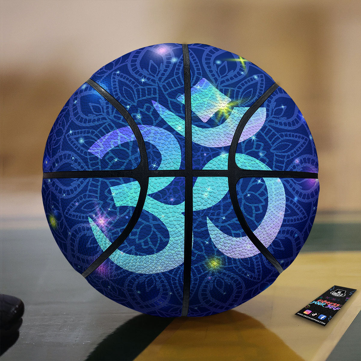 Melted Ice Cream Print Pattern Basketball