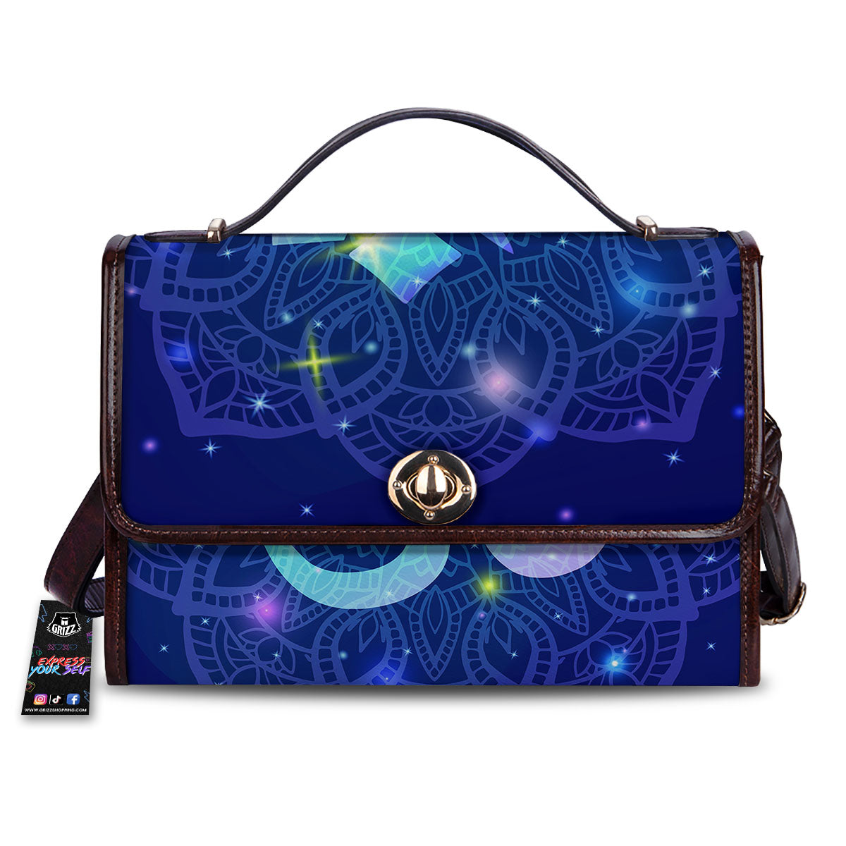 Mandala Spiritual Om Print Women's Satchel Bag