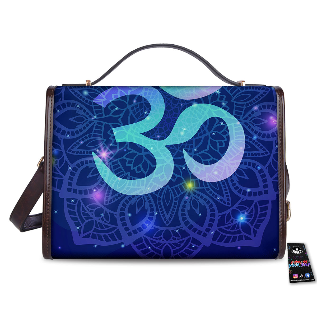 Mandala Spiritual Om Print Women's Satchel Bag