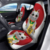 Maneki Neko Japanese Lucky Cat Print Car Seat Covers-grizzshop