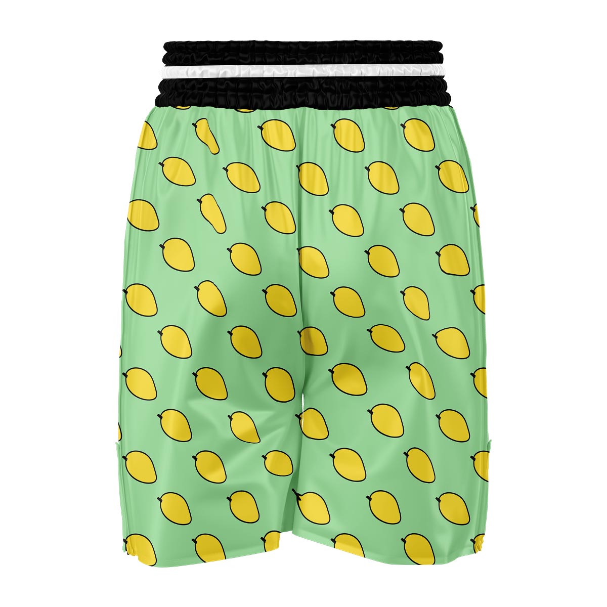 Mango Cute Pattern Print Boxing Shorts-grizzshop