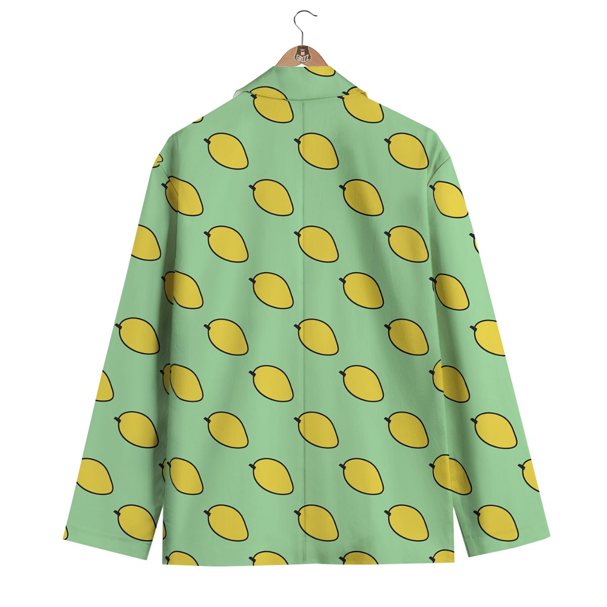 Mango Cute Pattern Print Men's Blazer-grizzshop