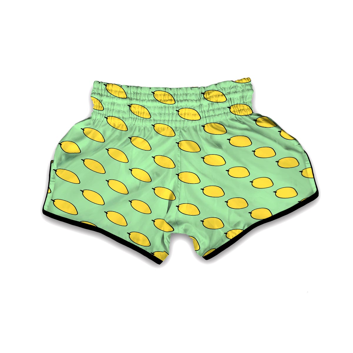 Mango Cute Pattern Print Muay Thai Boxing Shorts-grizzshop