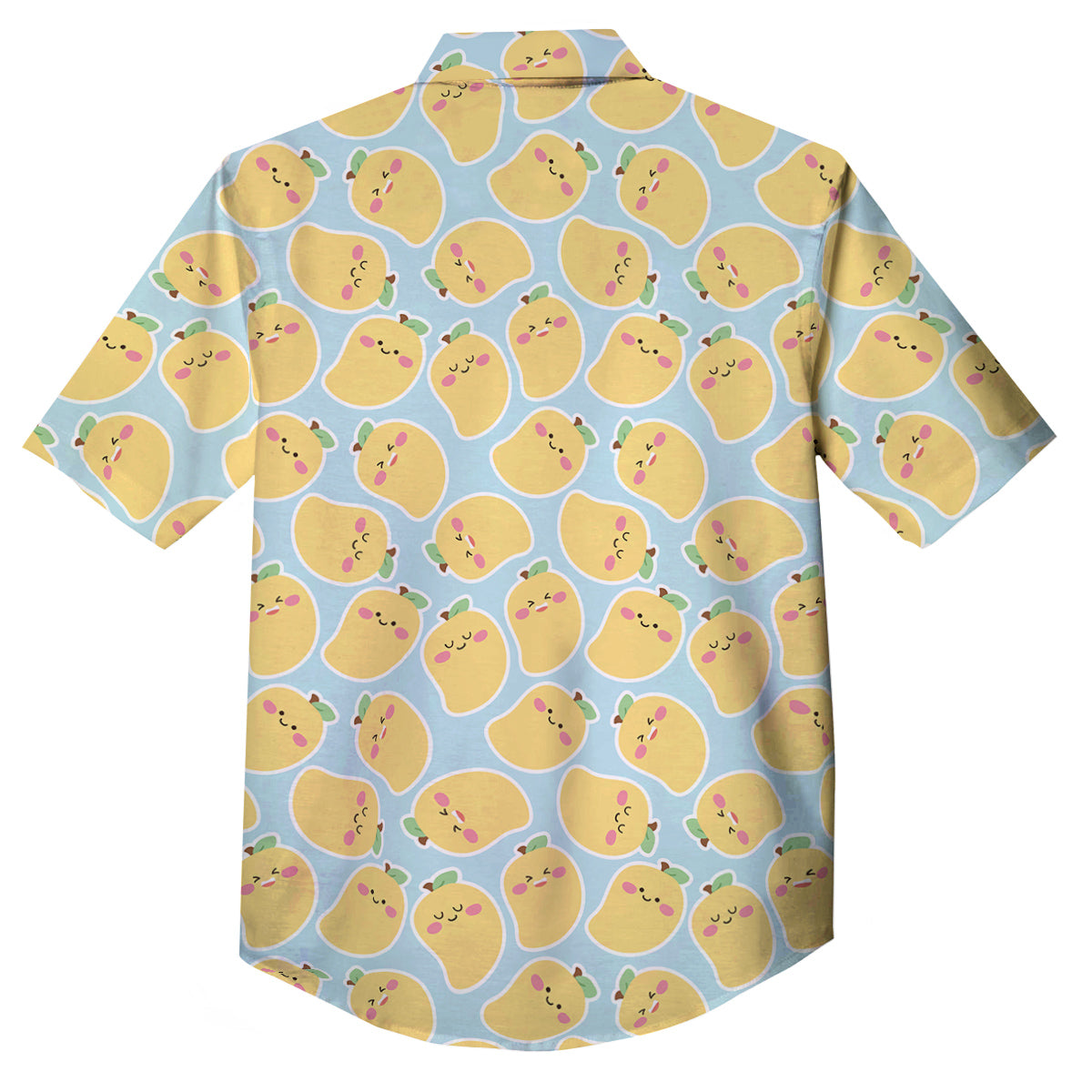 Mango Cute Print Pattern Button Up Shirt-grizzshop