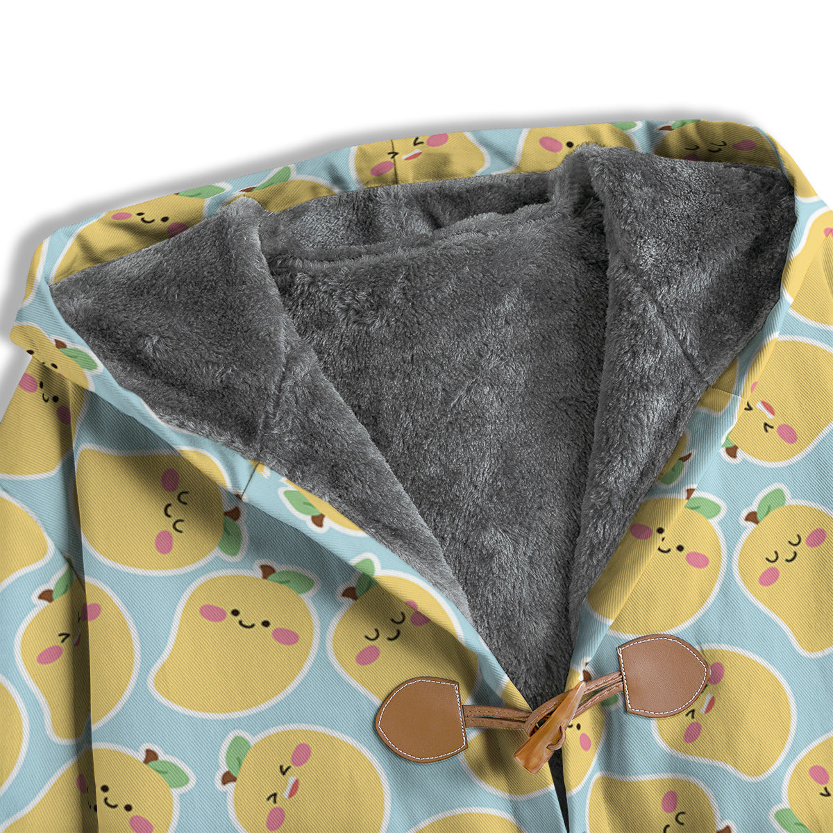 Mango Cute Print Pattern Men's Windbreaker Jacket-grizzshop