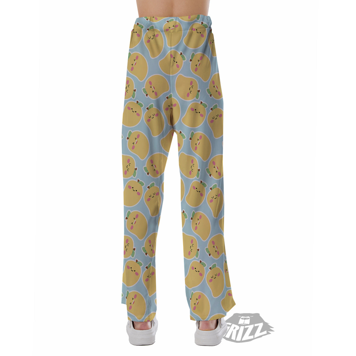 Mango Cute Print Pattern Pajama Pants-grizzshop