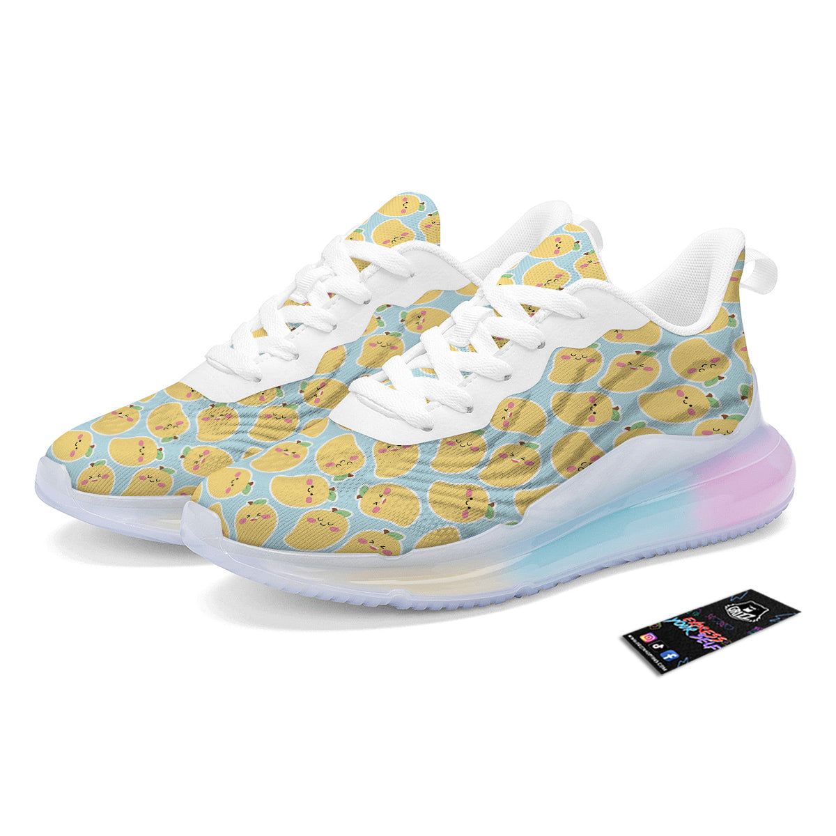 Mango Cute Print Pattern Running Sneakers-grizzshop