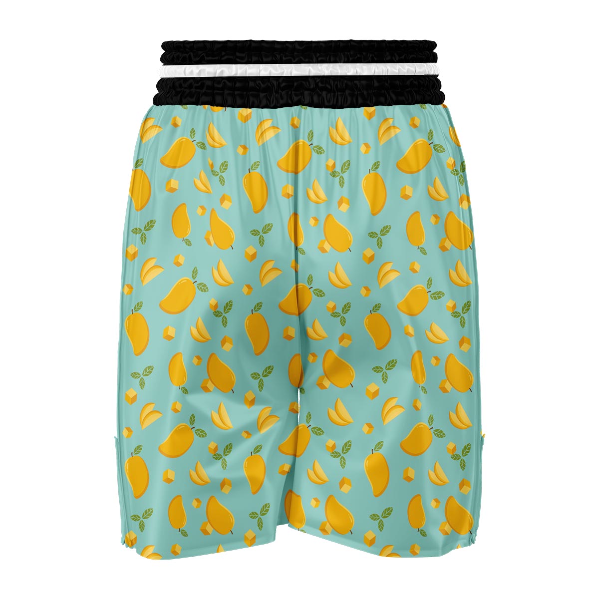 Mango Pastel Pattern Print Boxing Shorts-grizzshop