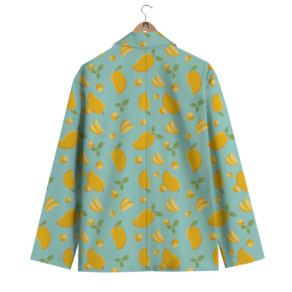 Mango Pastel Pattern Print Men's Blazer-grizzshop