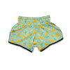 Mango Pastel Pattern Print Muay Thai Boxing Shorts-grizzshop