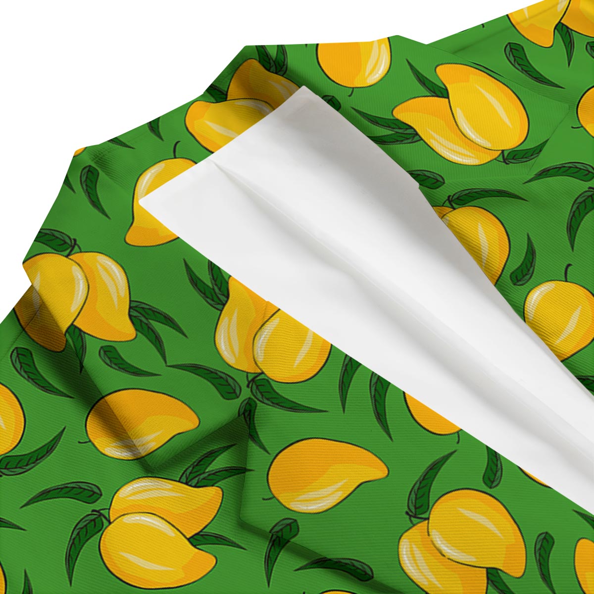 Mango Print Pattern Men's Blazer-grizzshop