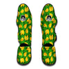 Mango Print Pattern Muay Thai Shin Guards-grizzshop