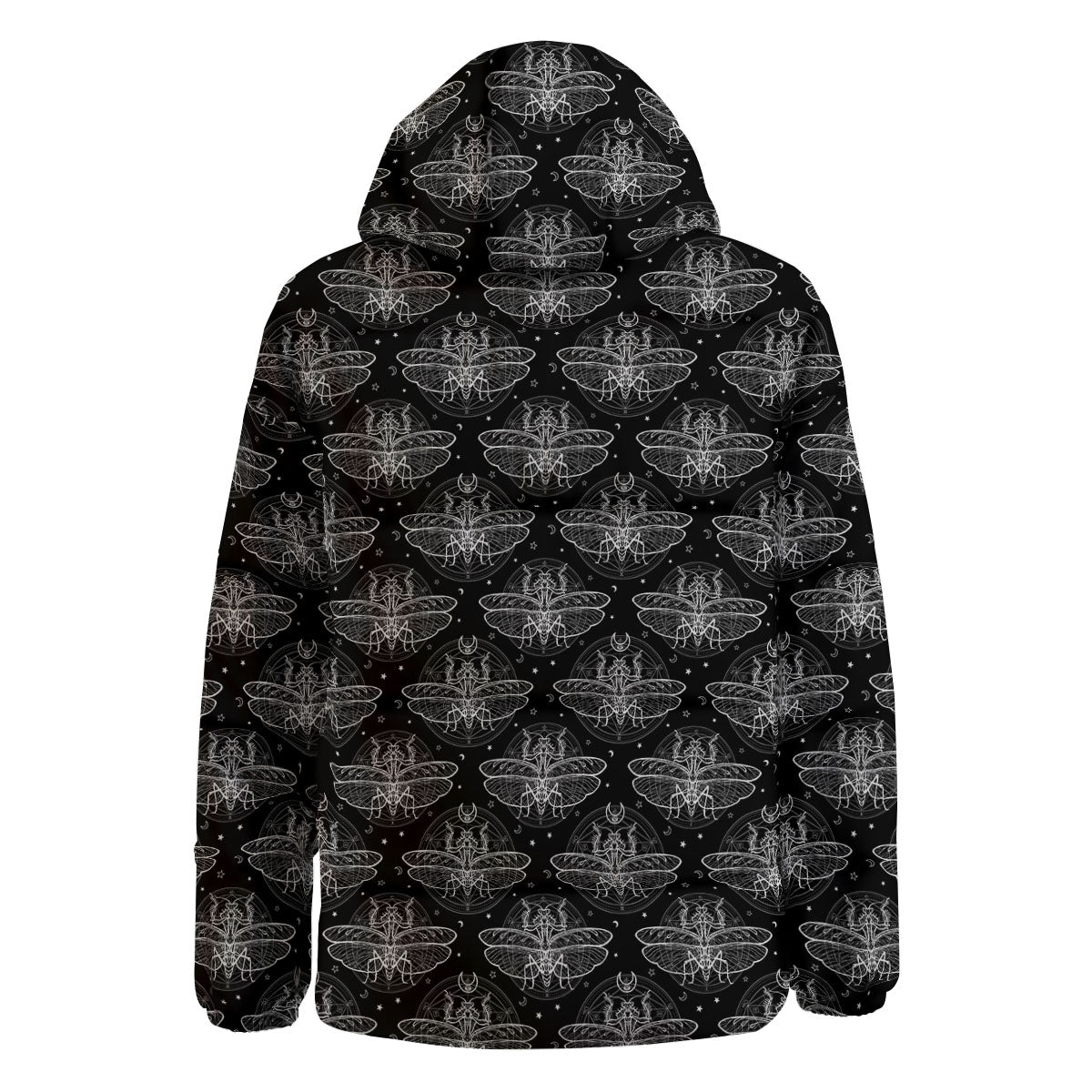 Mantis Animal Print Pattern Down Jacket-grizzshop