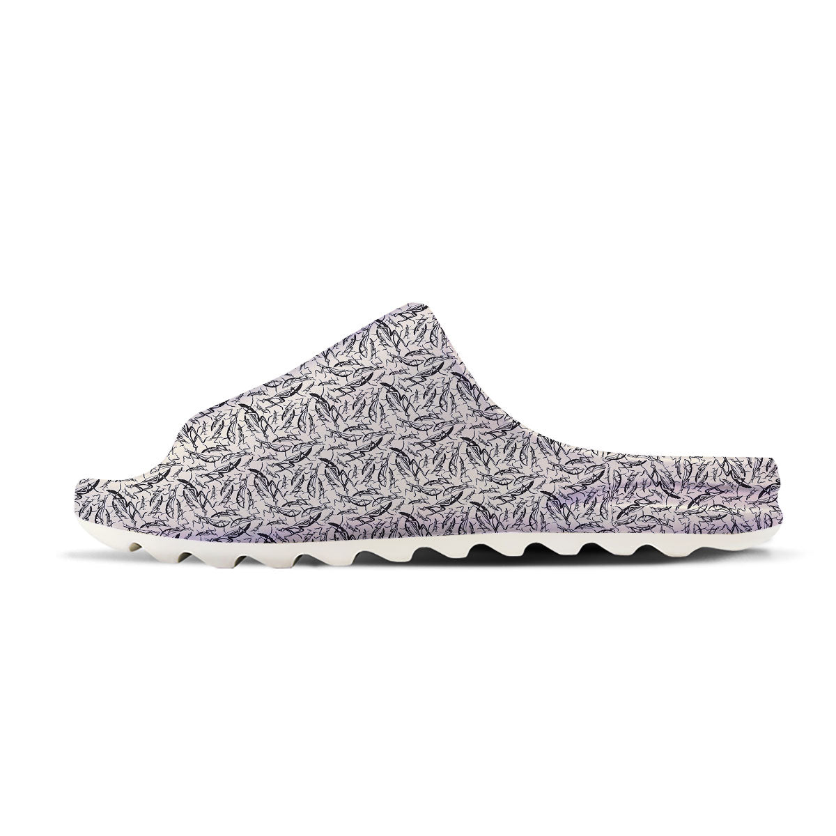 Mantis Beige And Blue Print Pattern Sandals-grizzshop