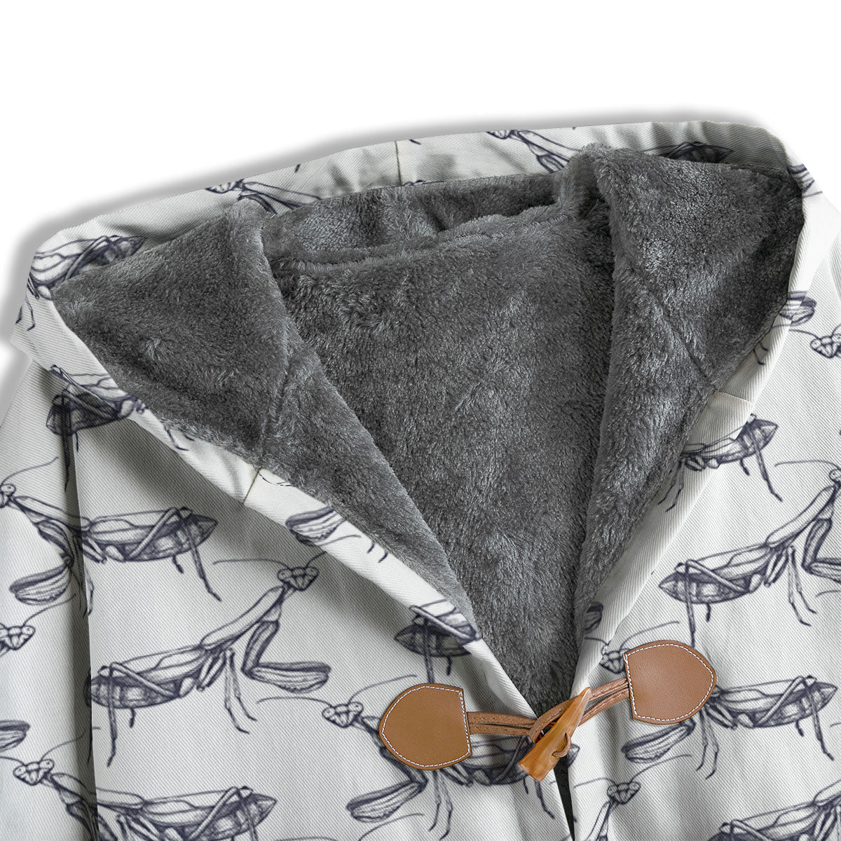 Mantis Hand Drawn Print Pattern Men's Windbreaker Jacket-grizzshop