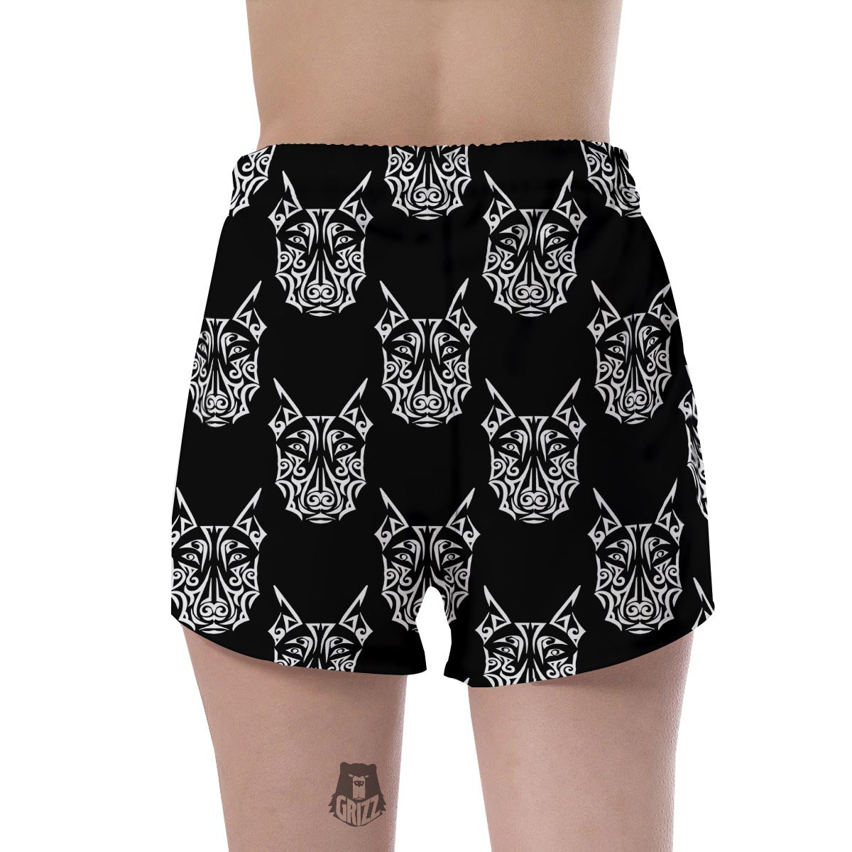 Maori Aztec Pitbull Women's Shorts-grizzshop