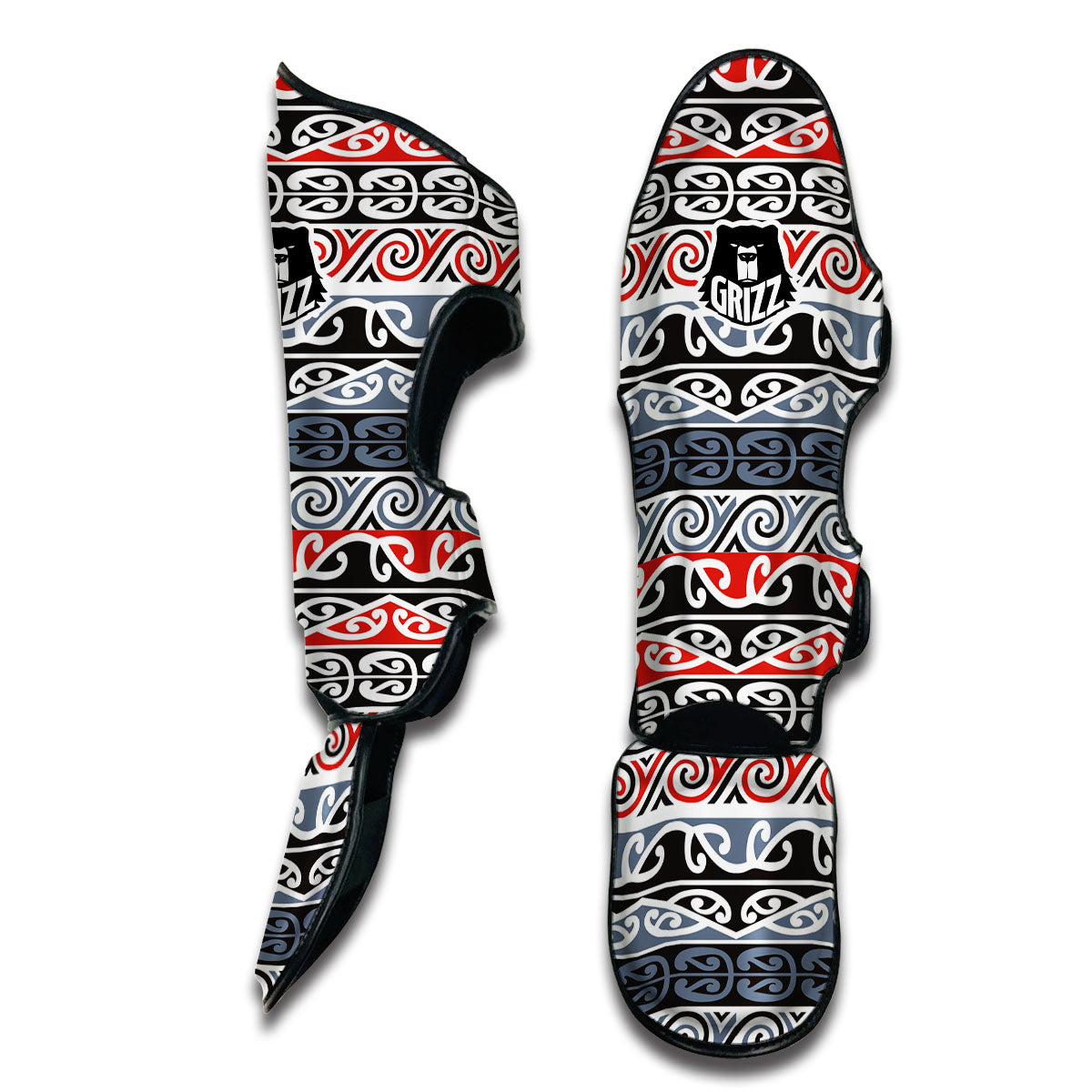 Maori Fence Muay Thai Shin Guards-grizzshop