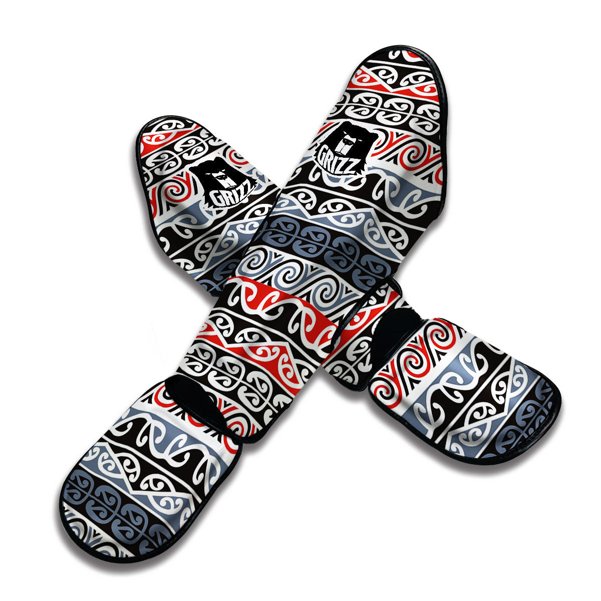 Maori Fence Muay Thai Shin Guards-grizzshop