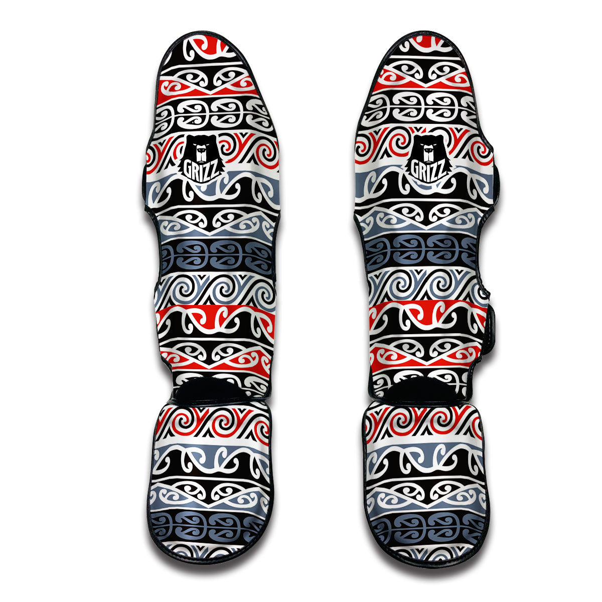 Maori Fence Muay Thai Shin Guards-grizzshop