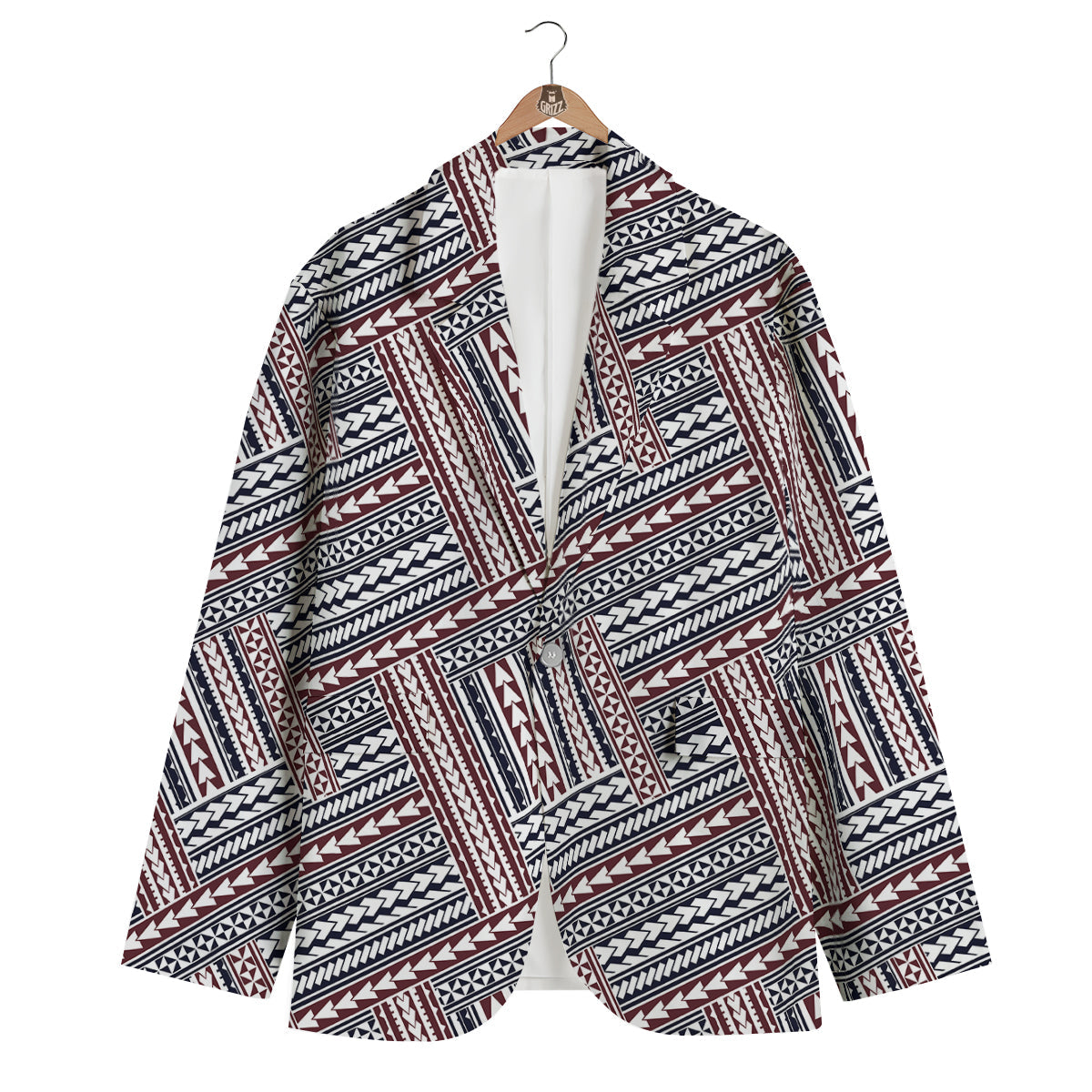 Maori Patterns Men's Blazer-grizzshop