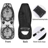 Maori Sea Turtle White And Black Print Car Seat Covers-grizzshop