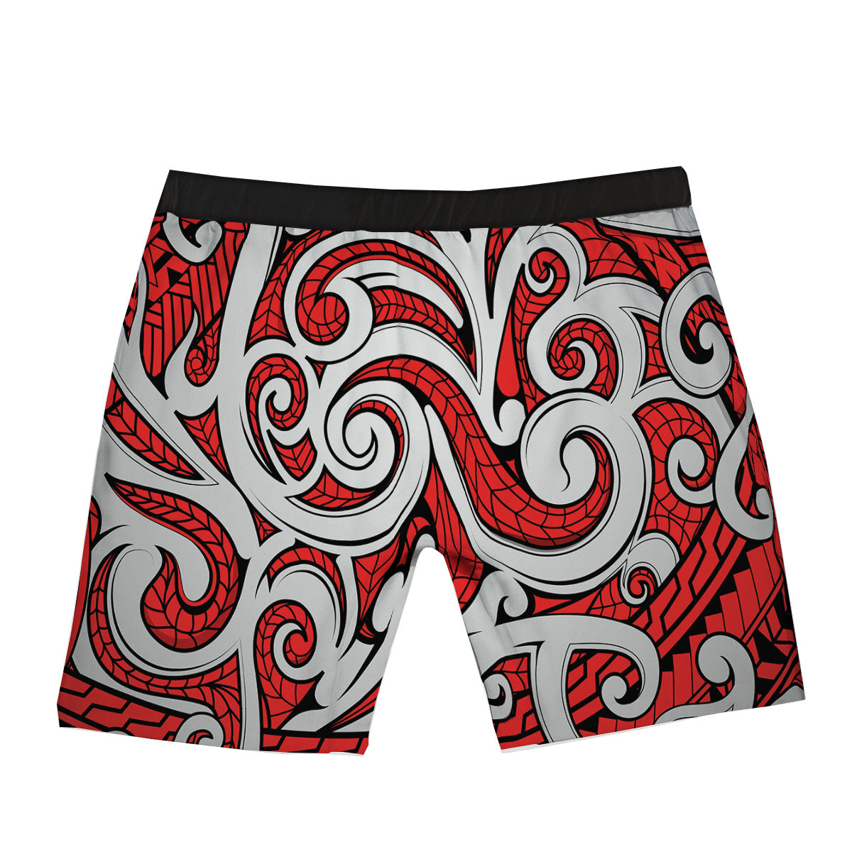 Maori Tribal Polynesian Kowhaiwhai Print Boxer Briefs-grizzshop