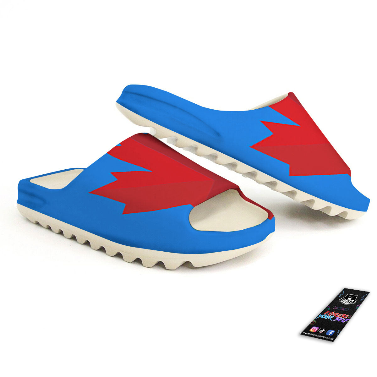 Maple Leaf Autumn Print Sandals-grizzshop