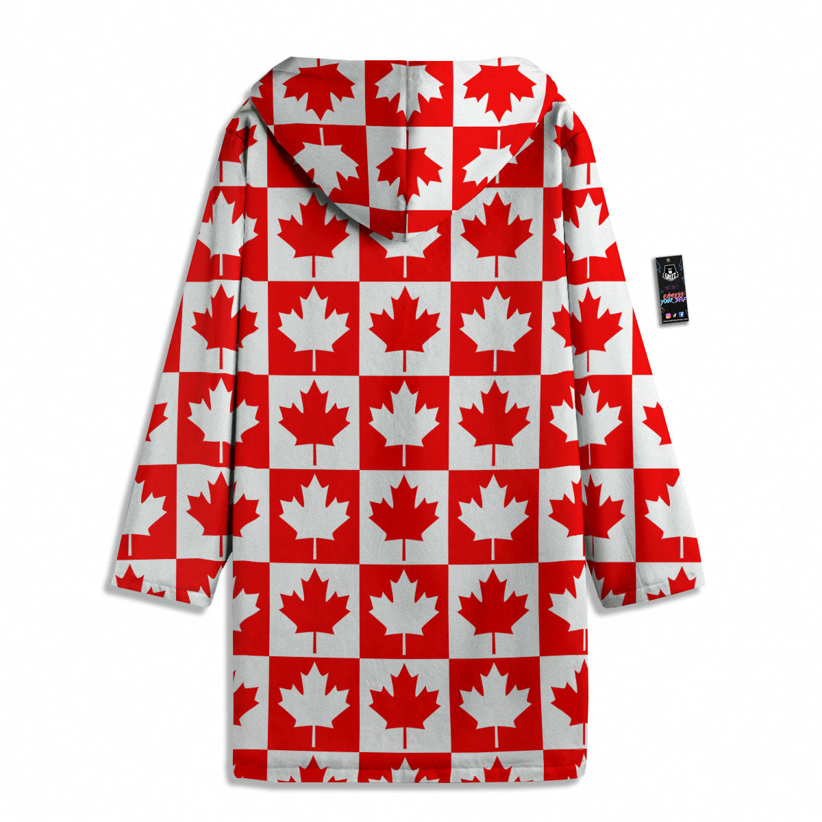 Maple Leaf Canada Print Pattern Men's Windbreaker Jacket-grizzshop