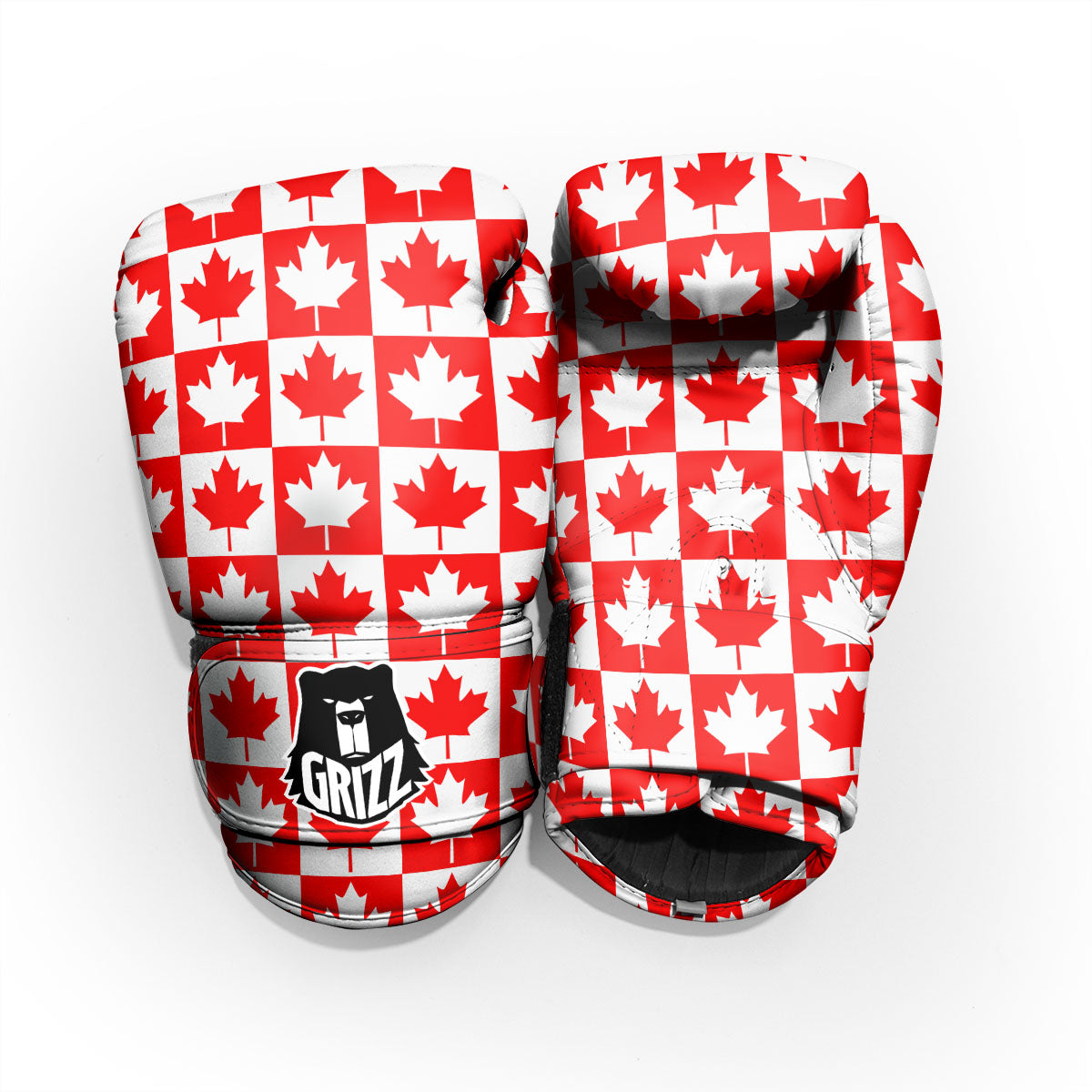Maple Leaf Canada Print Pattern Pro Boxing Glove