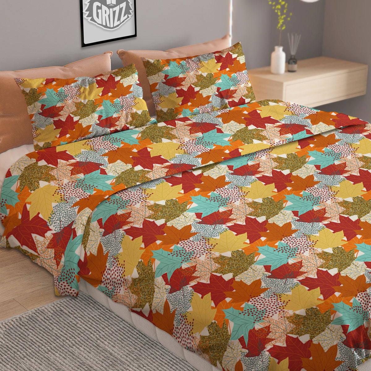 Lily Water Cute Print Pattern Duvet Cover Bedding Set