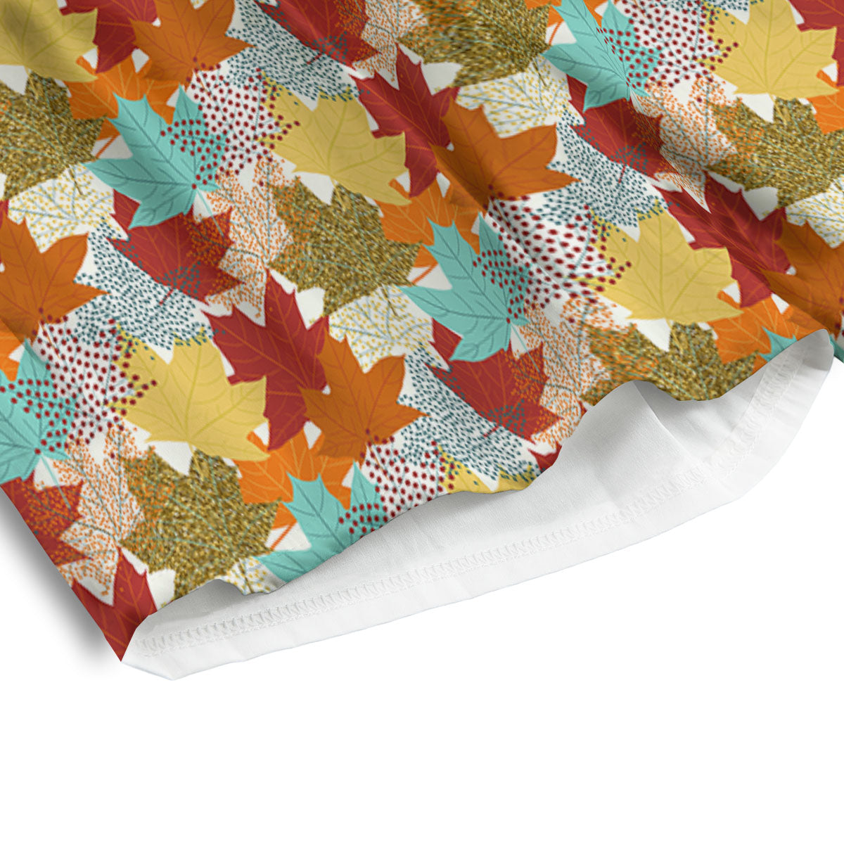 Maple Leaf Canadian Print Pattern Men's Athletic Shorts