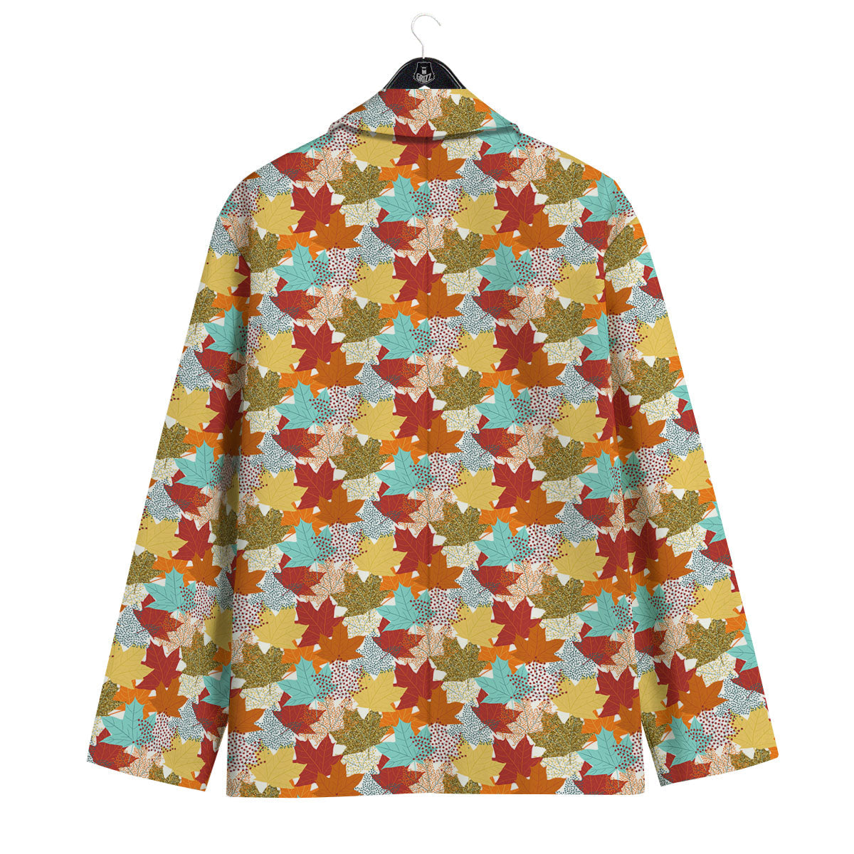Maple Leaf Canadian Print Pattern Men's Sport Coat-grizzshop