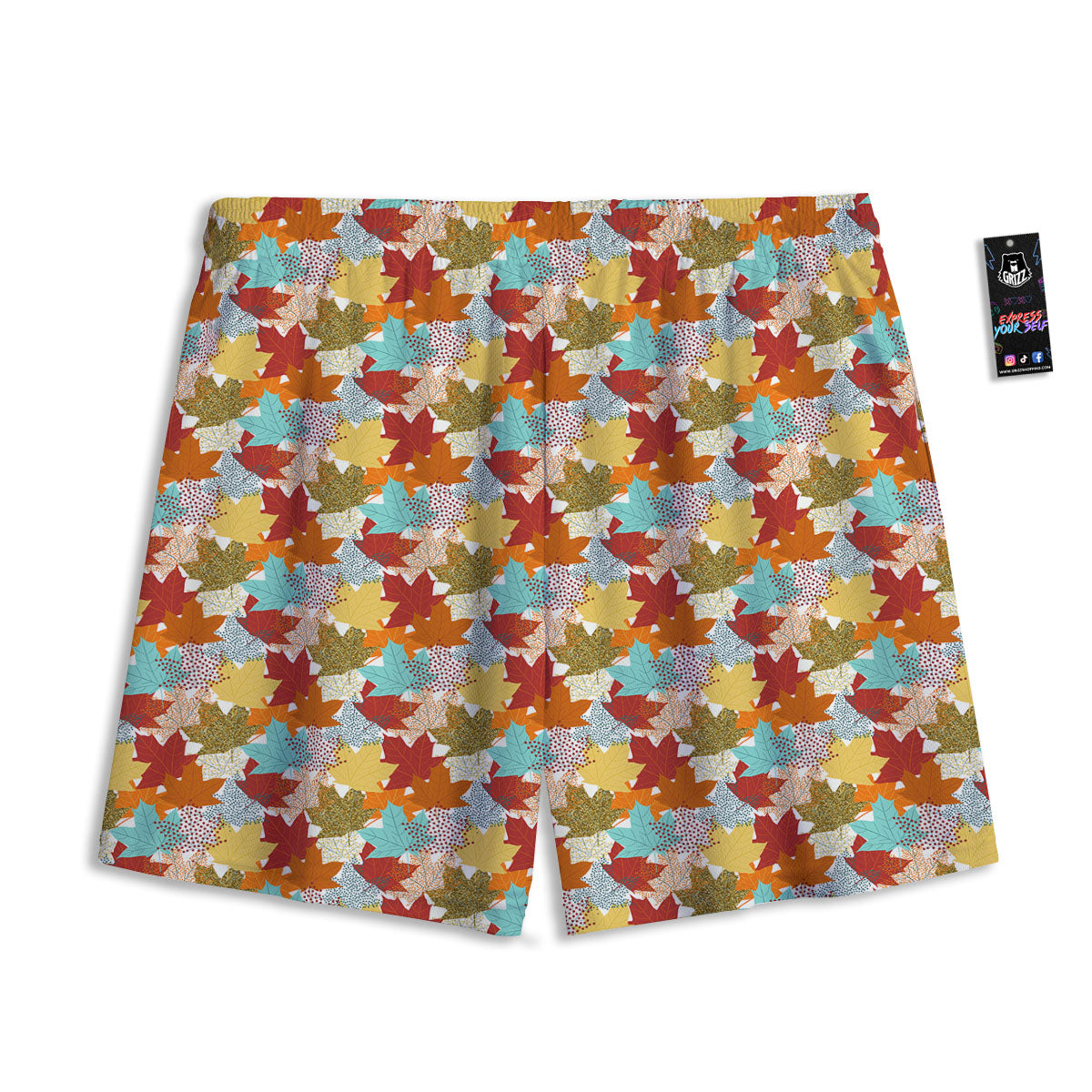 Lily Water Cute Print Pattern Mesh Shorts