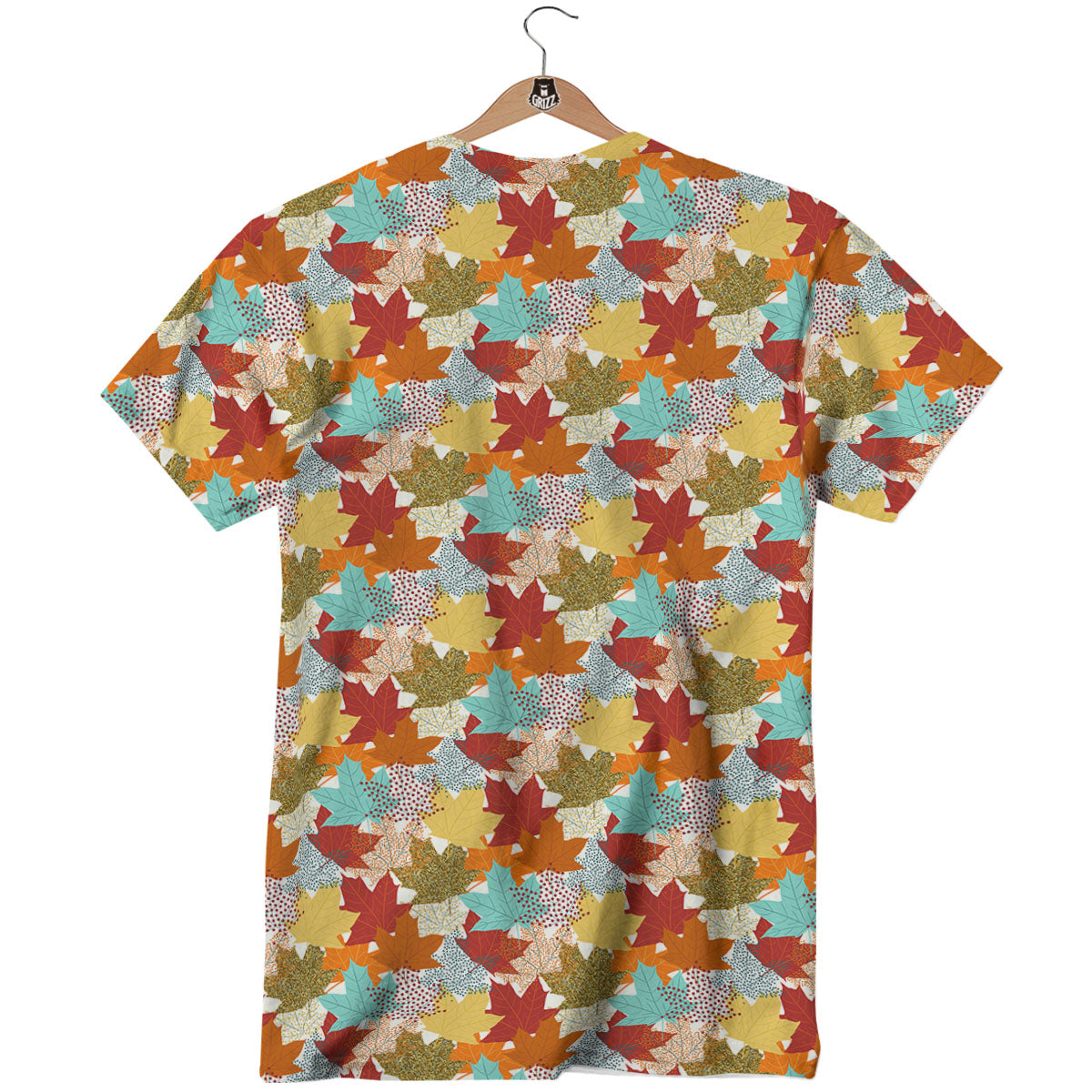 Maple Leaf Canadian Print Pattern T-Shirt-grizzshop