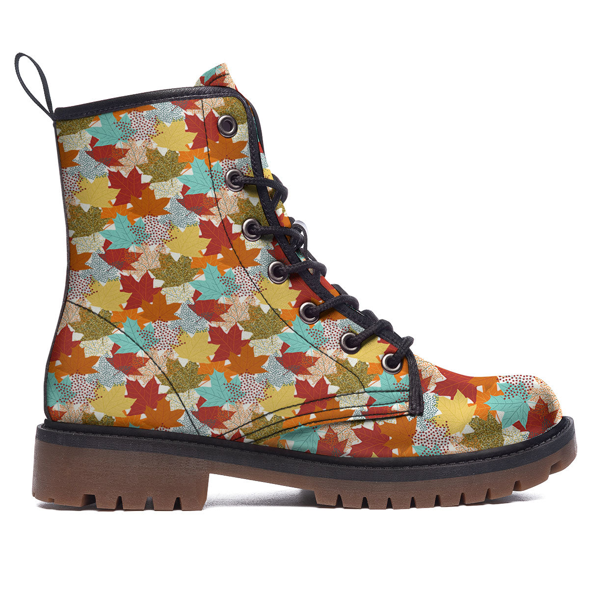 Maple Leaf Canadian Print Pattern Work Boots-grizzshop