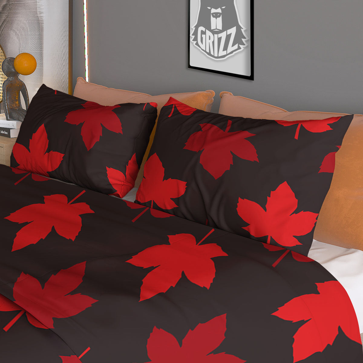 Melted Strawberry Ice Cream Print Duvet Cover Bedding Set