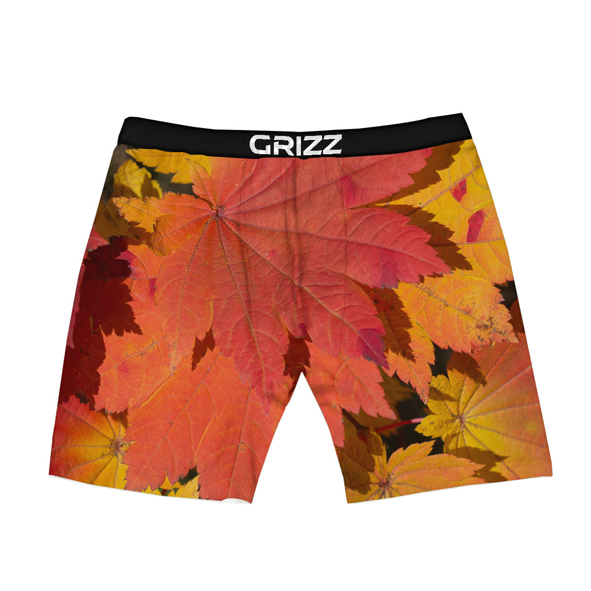 Maple Leaves Autumn Print Boxer Briefs-grizzshop