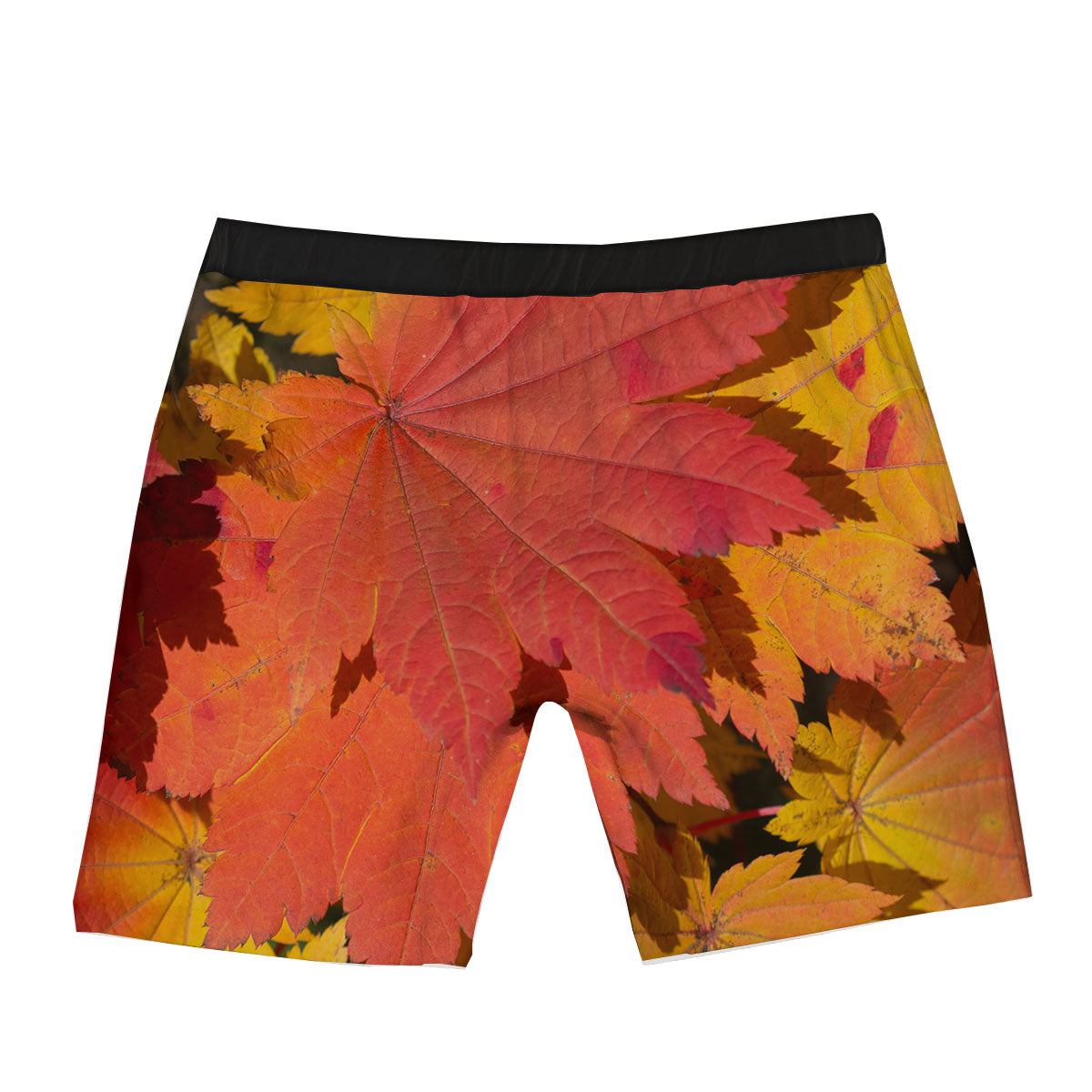 Maple Leaves Autumn Print Boxer Briefs-grizzshop