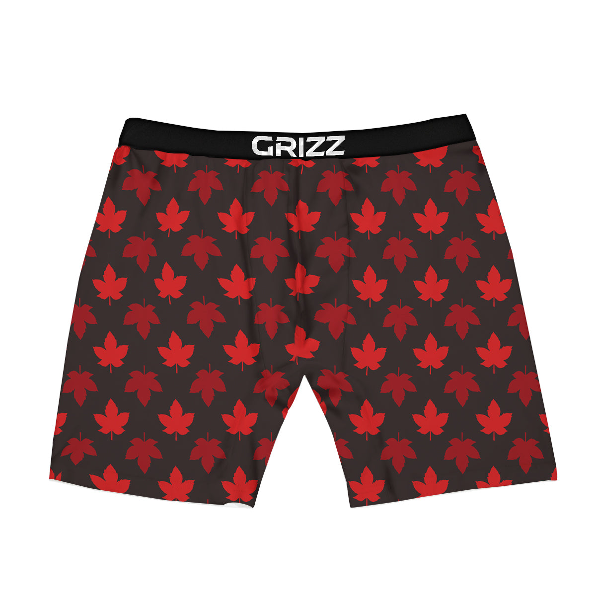 Maple Leaves Autumn Print Pattern Boxer Briefs-grizzshop