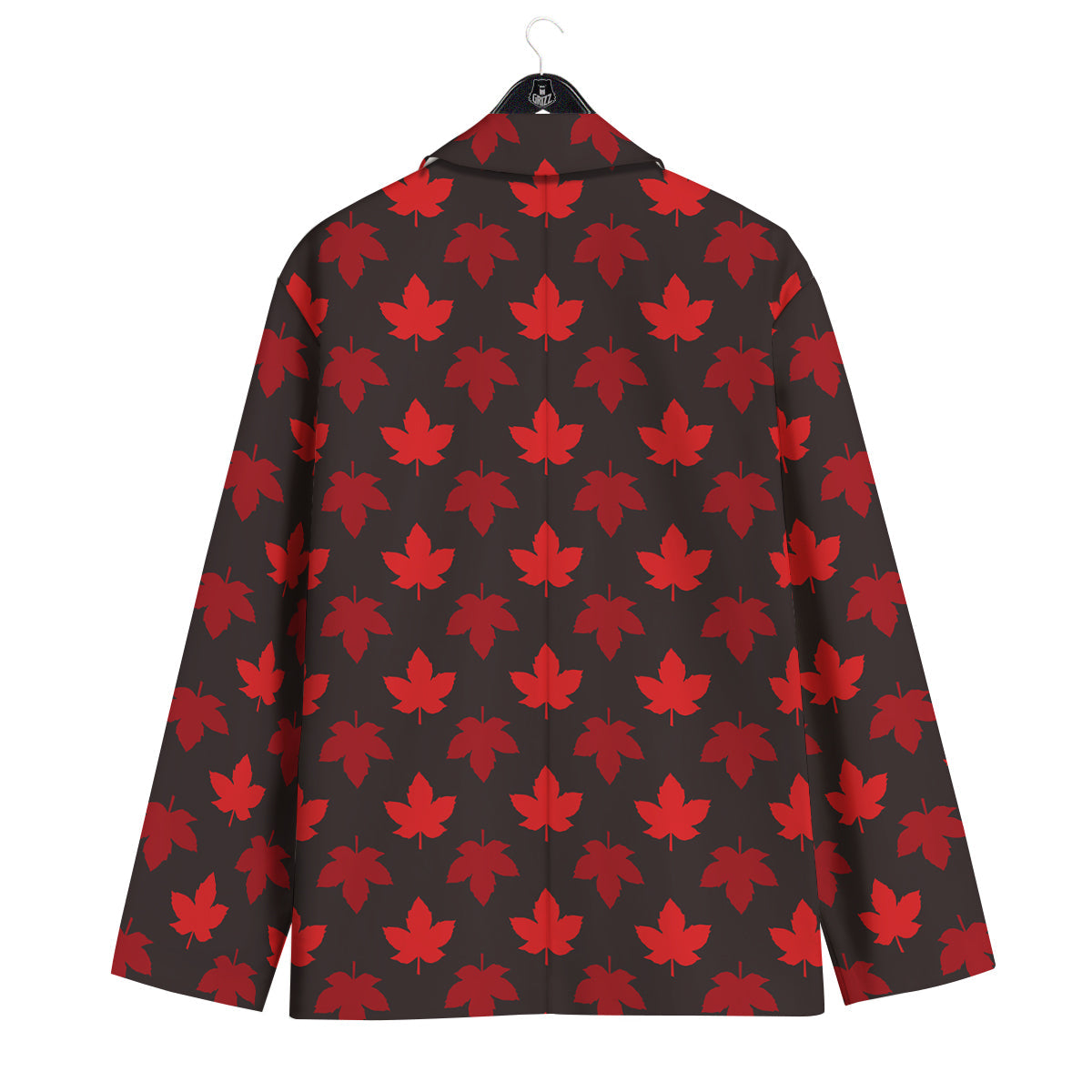 Maple Leaves Autumn Print Pattern Men's Sport Coat-grizzshop