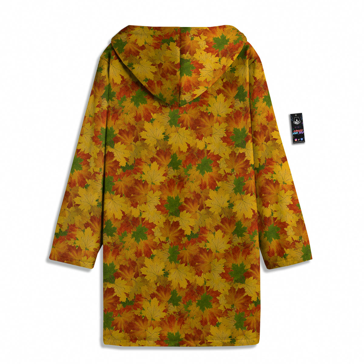 Maple Leaves Fall Autumn Print Men's Windbreaker Jacket-grizzshop