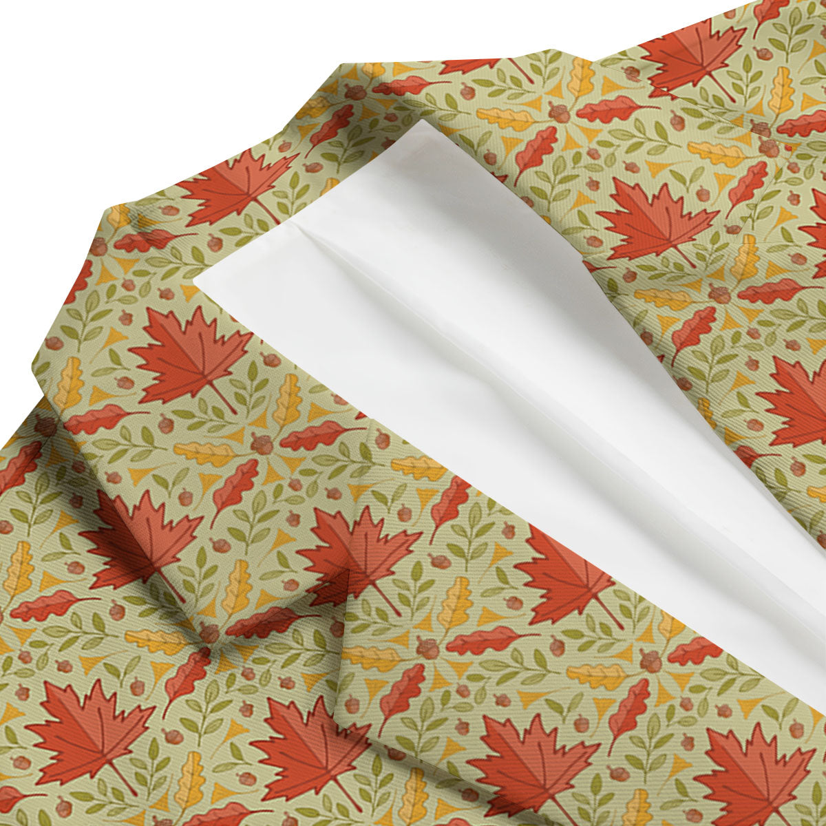 Maple Leaves Print Pattern Men's Blazer-grizzshop